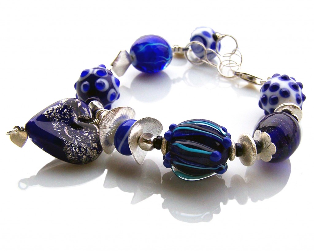 Bracelet-with-pearls-Venetian-murano