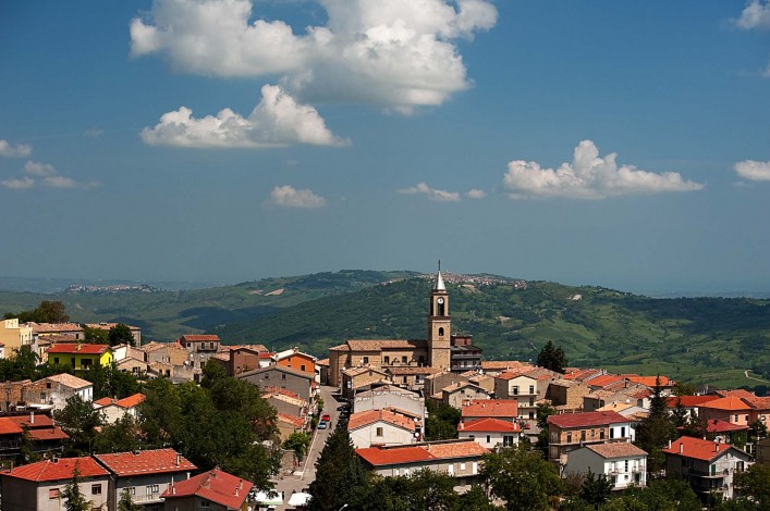 Roccaspinalveti village in the Province of Chieti, Abruzzo Region